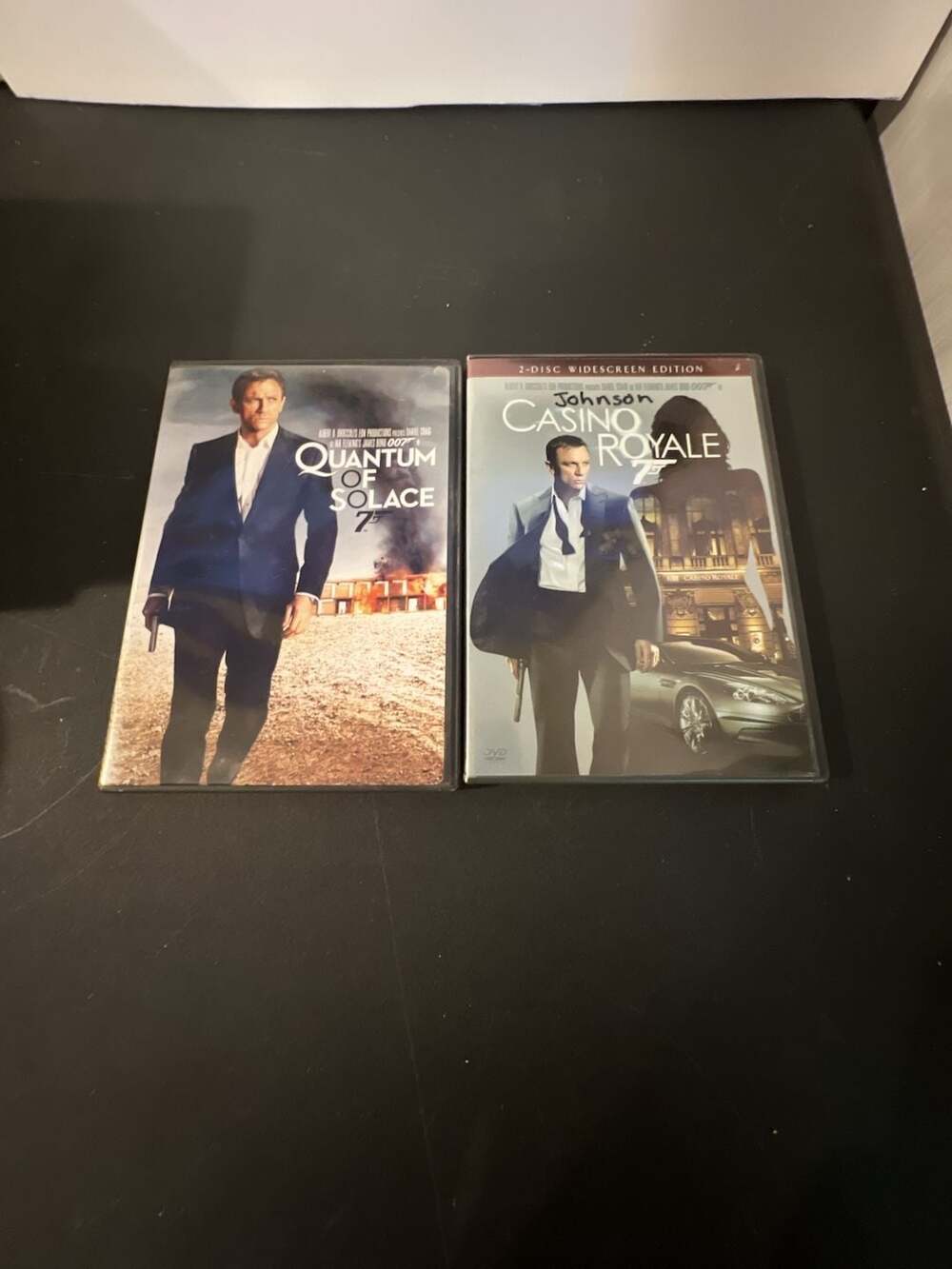 Quantum Of Solace And Casino Royale 007 DVD Lot
